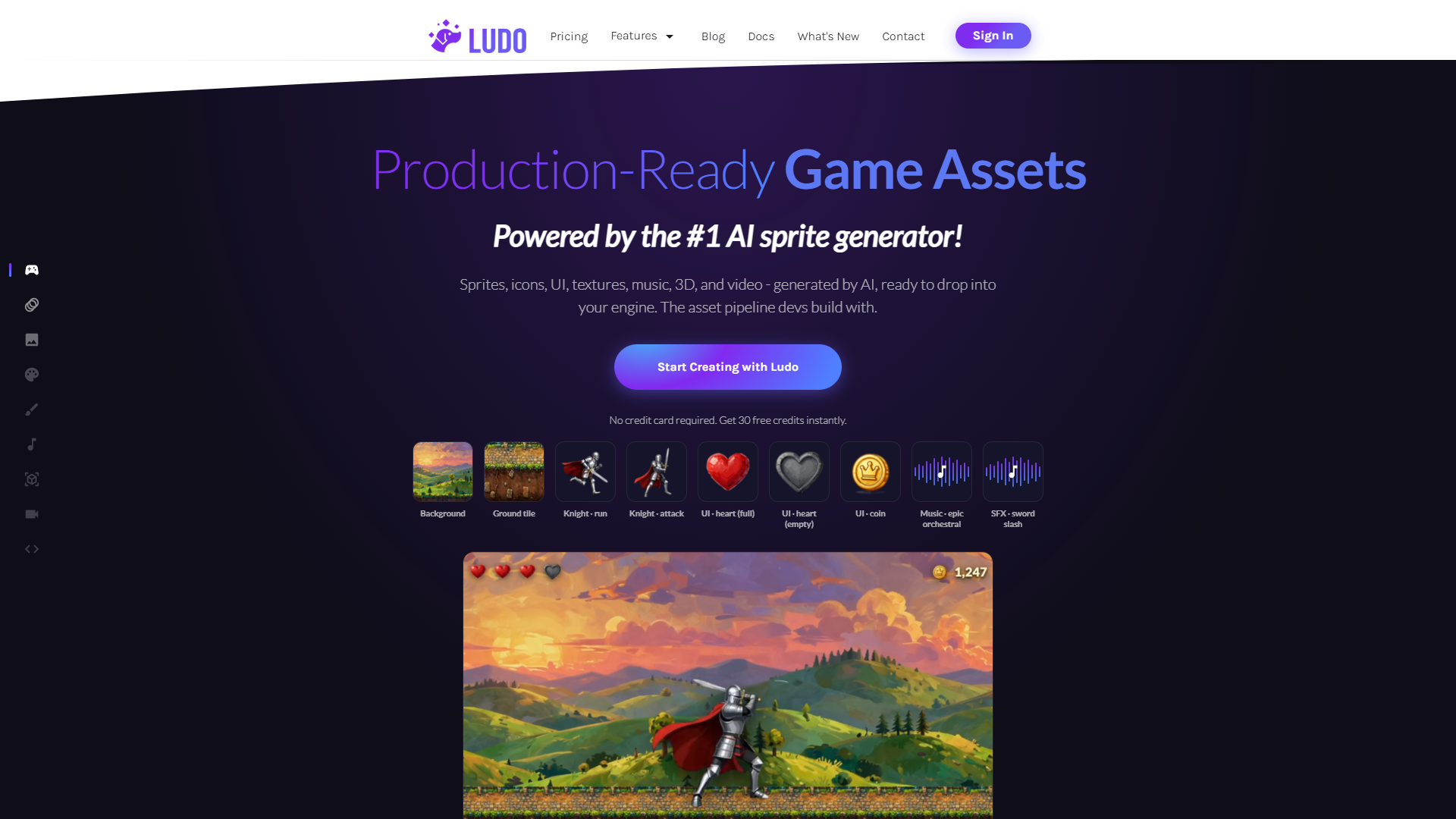 Ludo.ai product screenshot