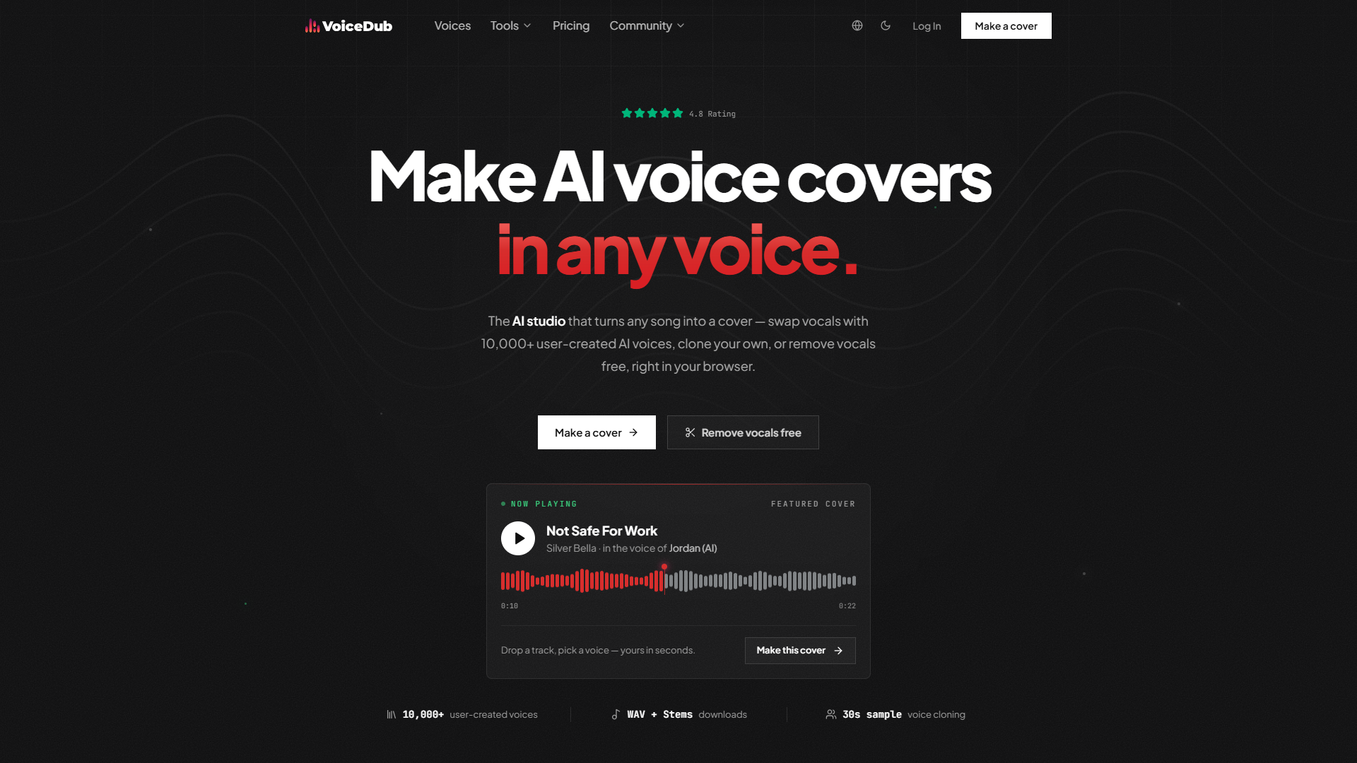 VoiceDub product screenshot