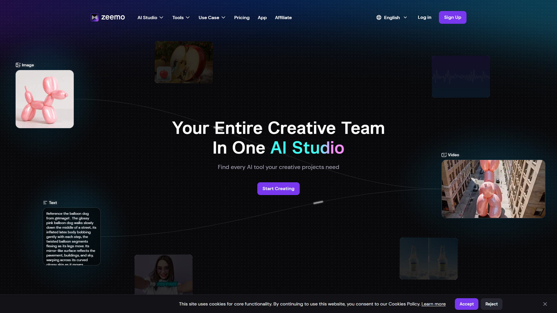 Zeemo product screenshot