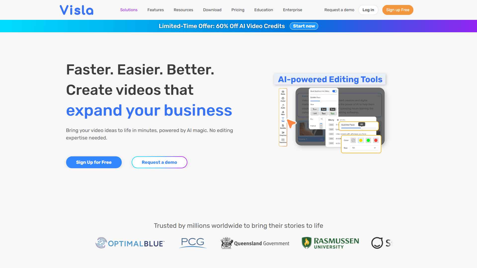 Visla product screenshot