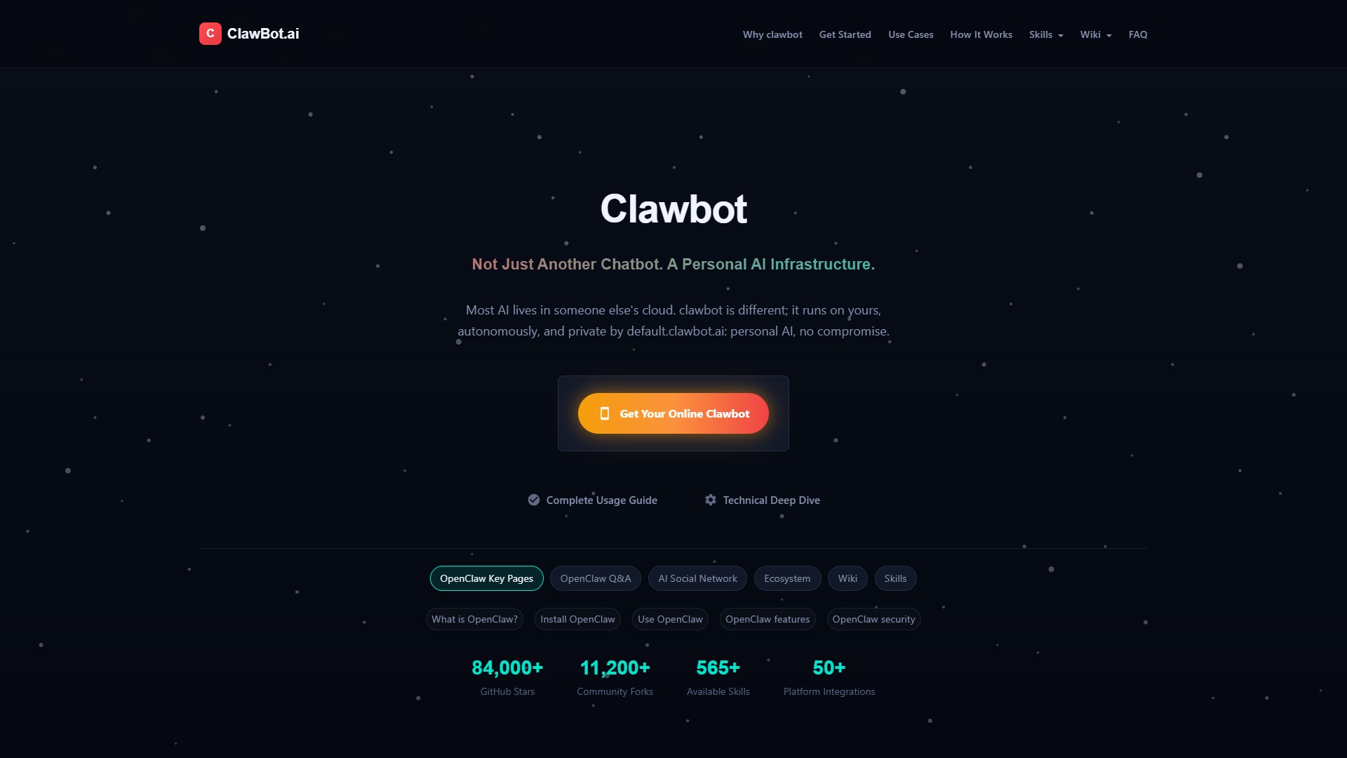 ClawBot product screenshot