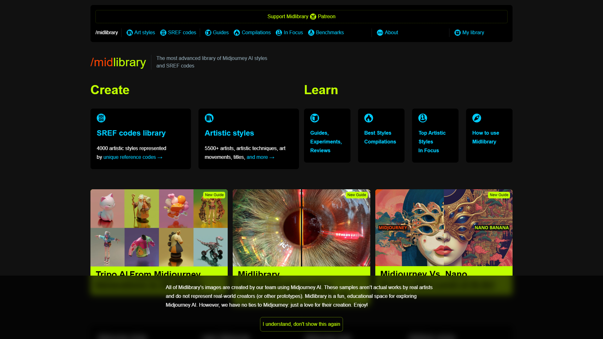 Midlibrary product screenshot
