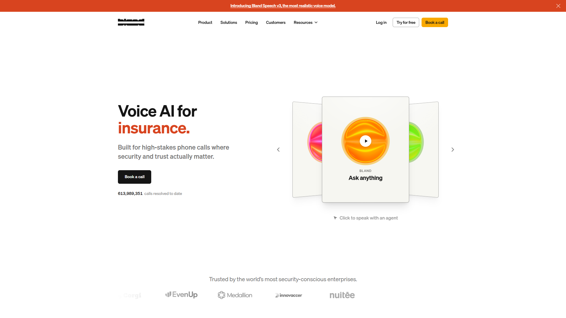 Bland product screenshot