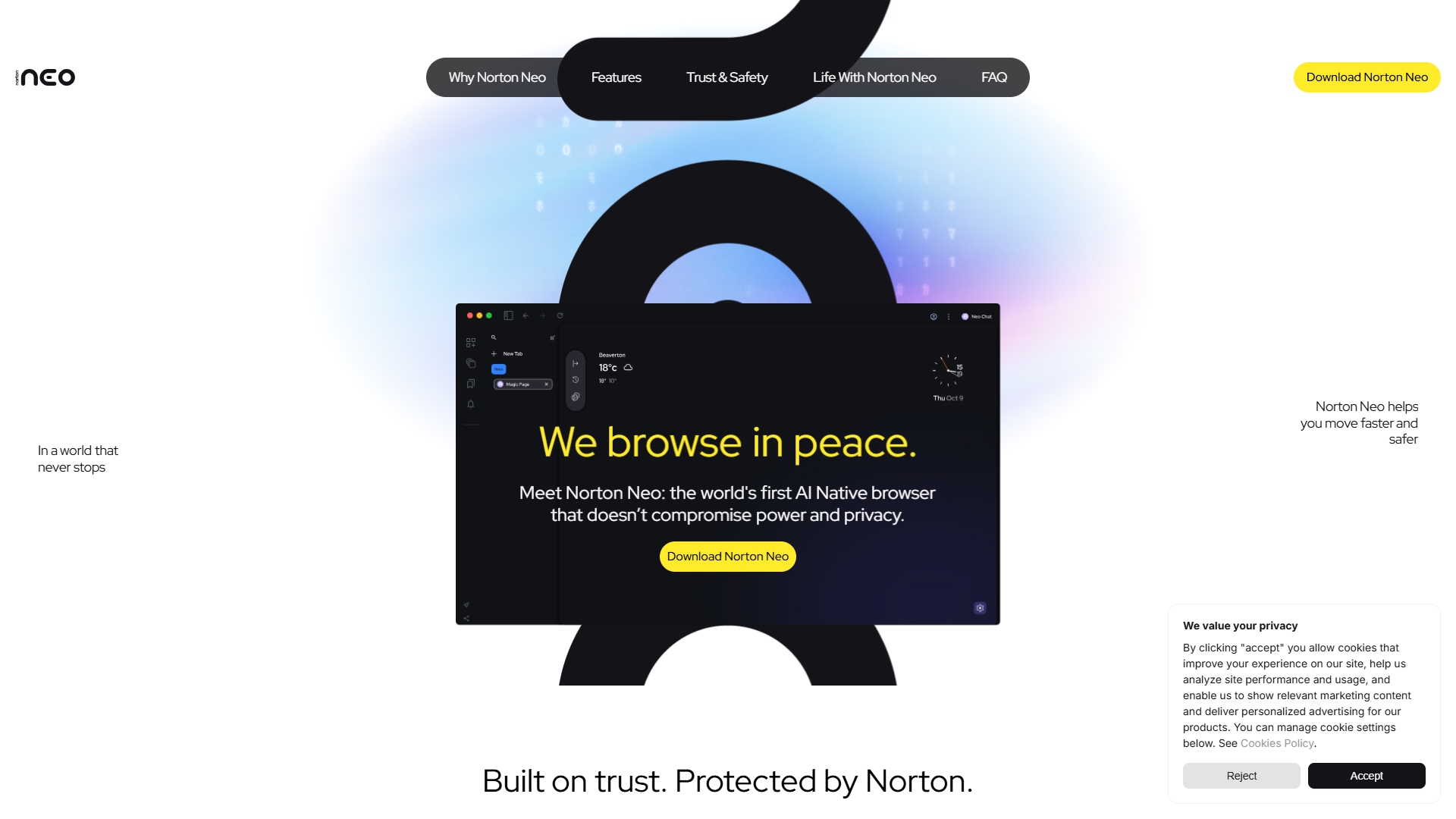 Norton Neo product screenshot