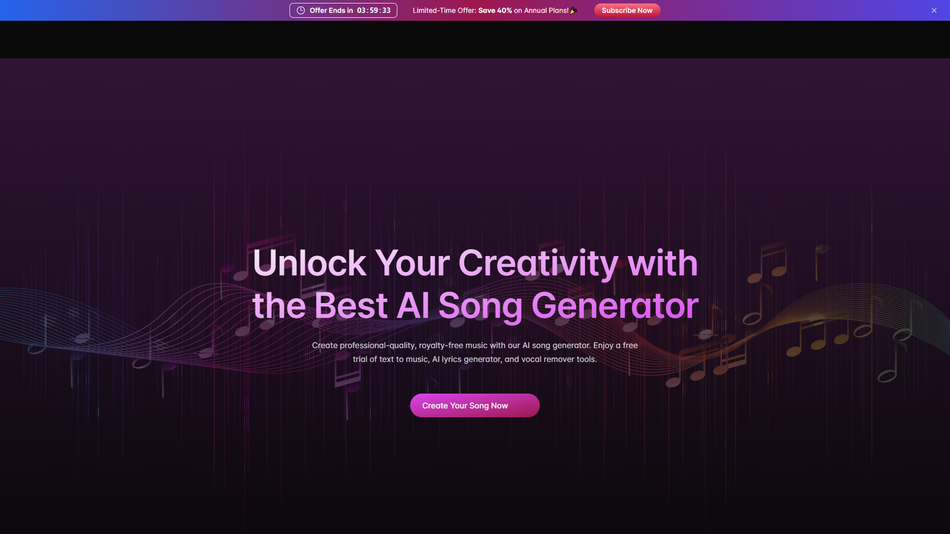SongGenerator product screenshot