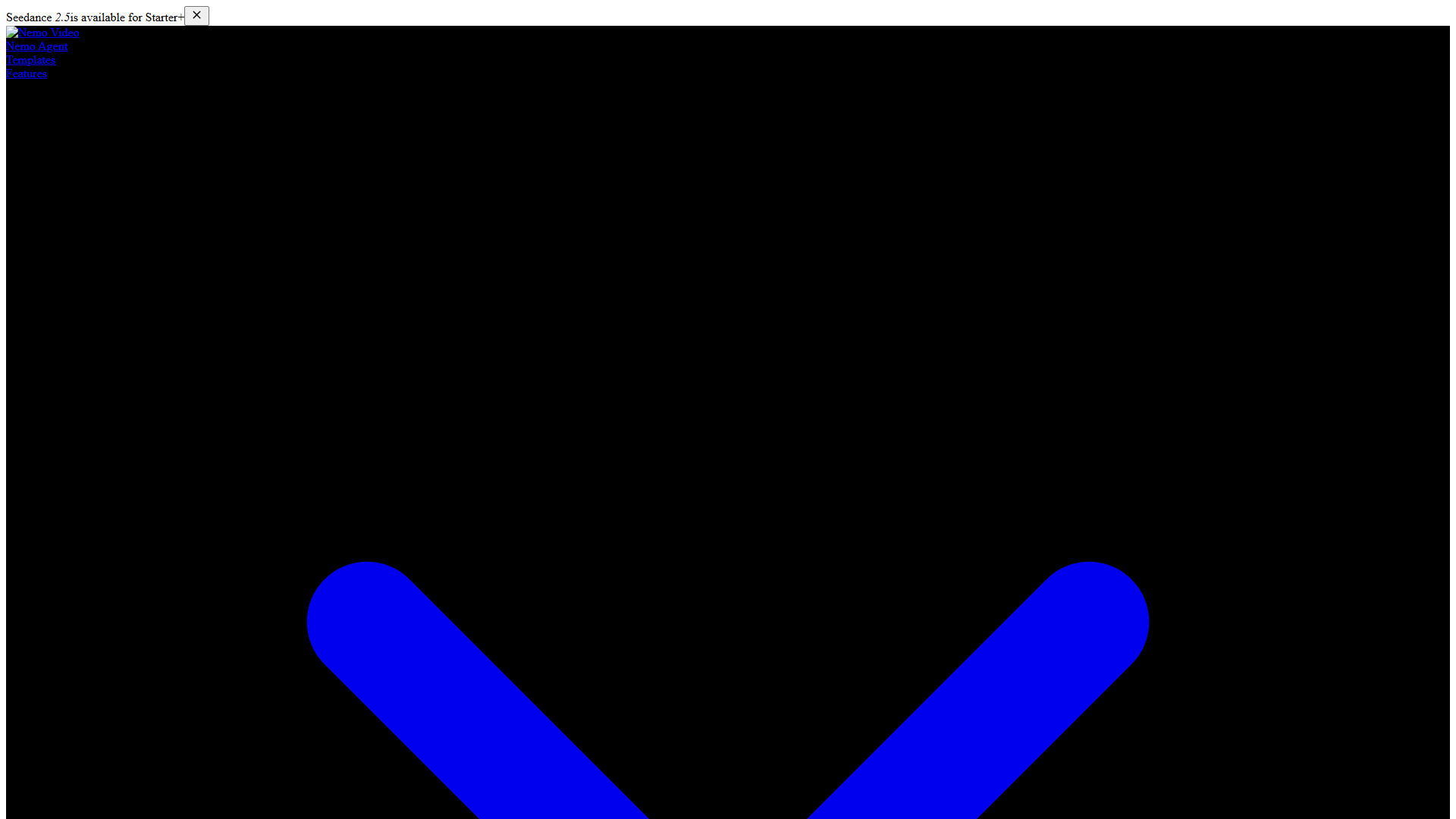 NemoVideo product screenshot