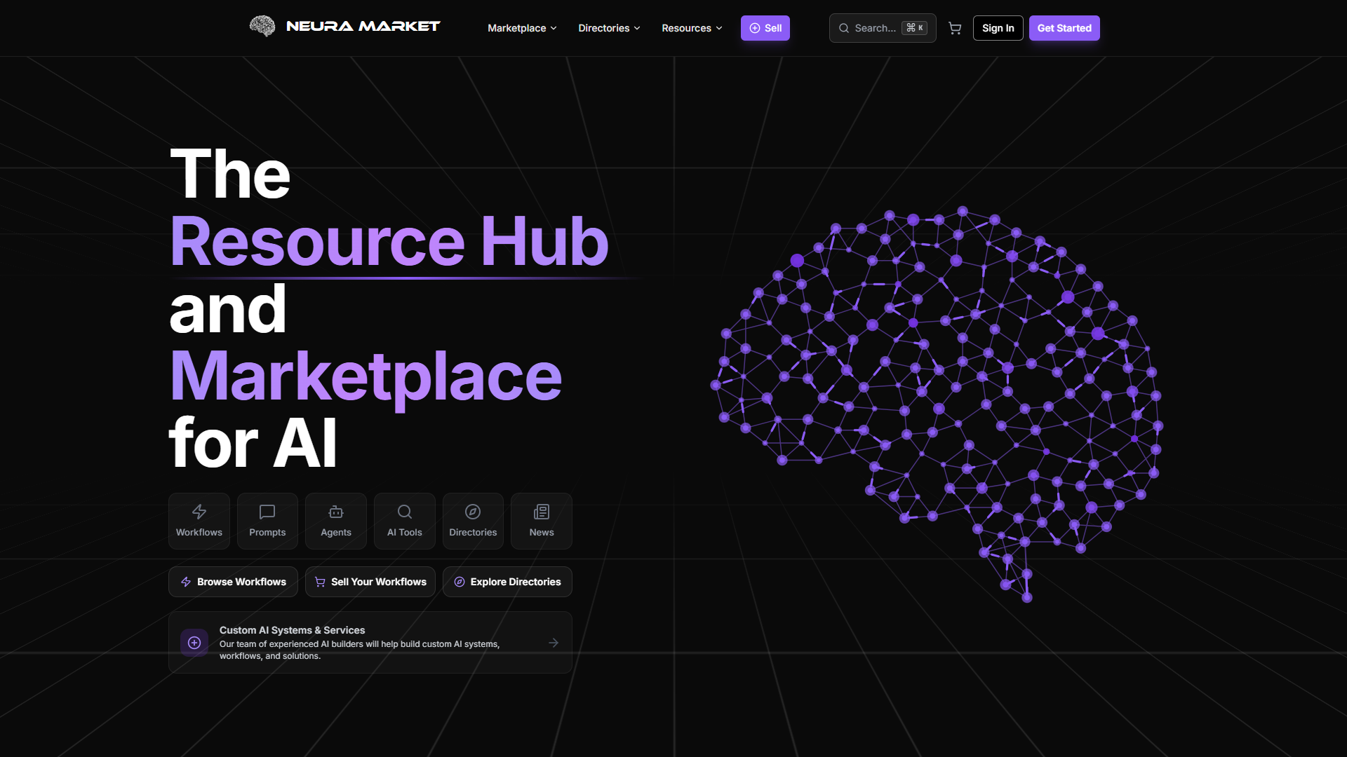 Neura Market product screenshot