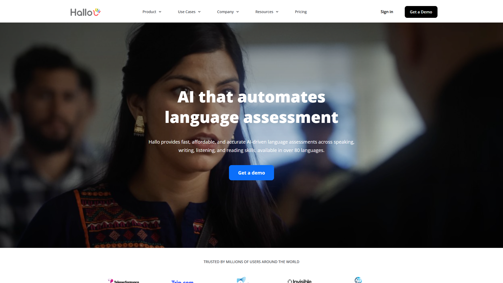 Hallo AI product screenshot