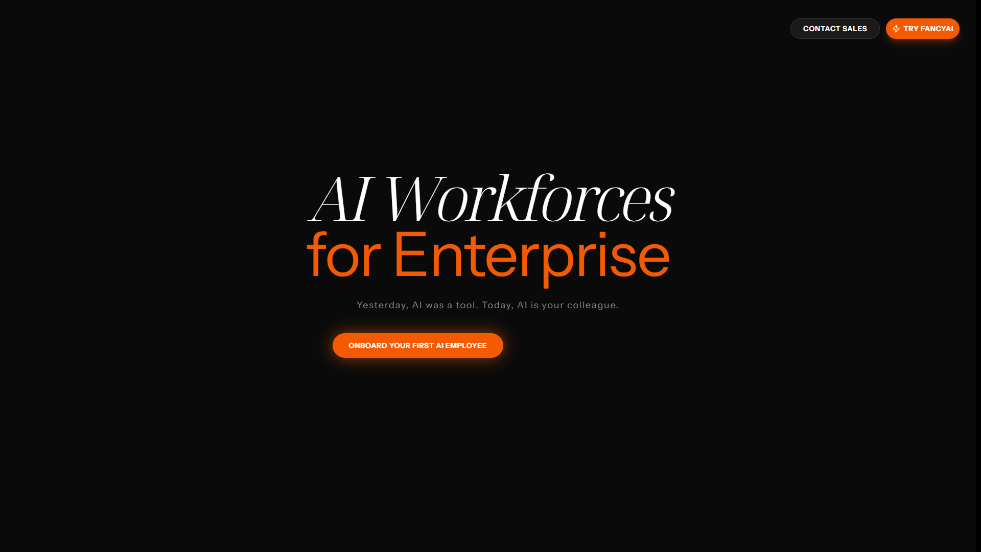 FancyAI product screenshot