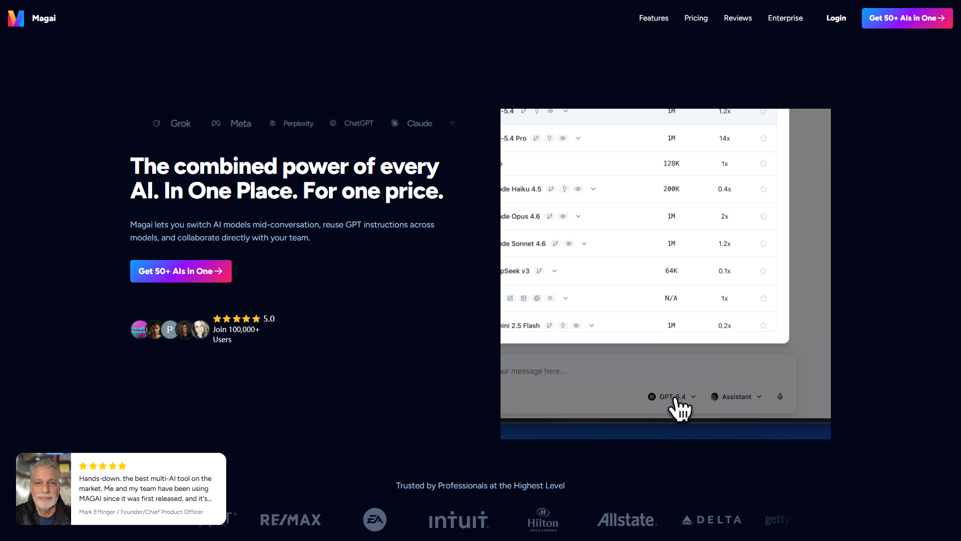 Magai product screenshot