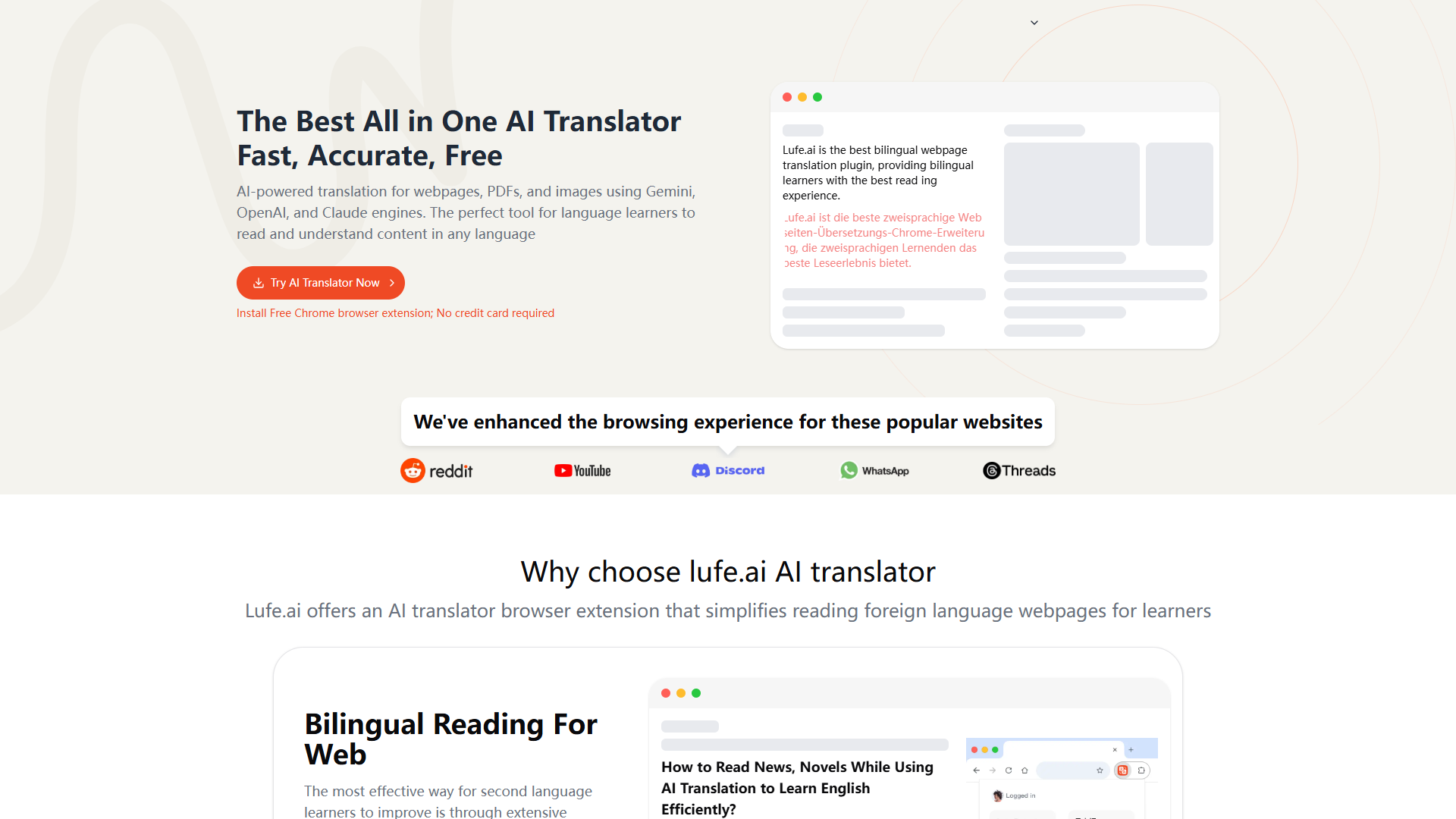 Lufe AI product screenshot