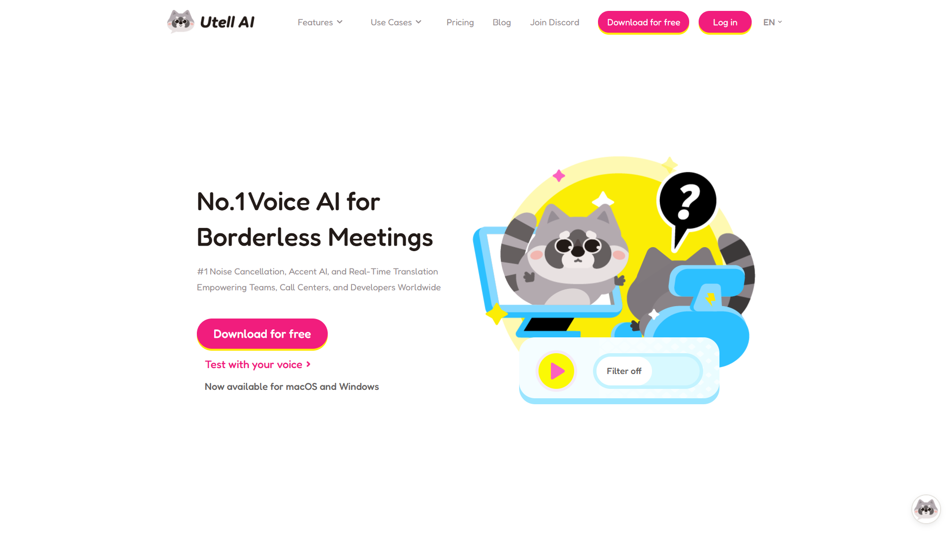 Utell AI product screenshot