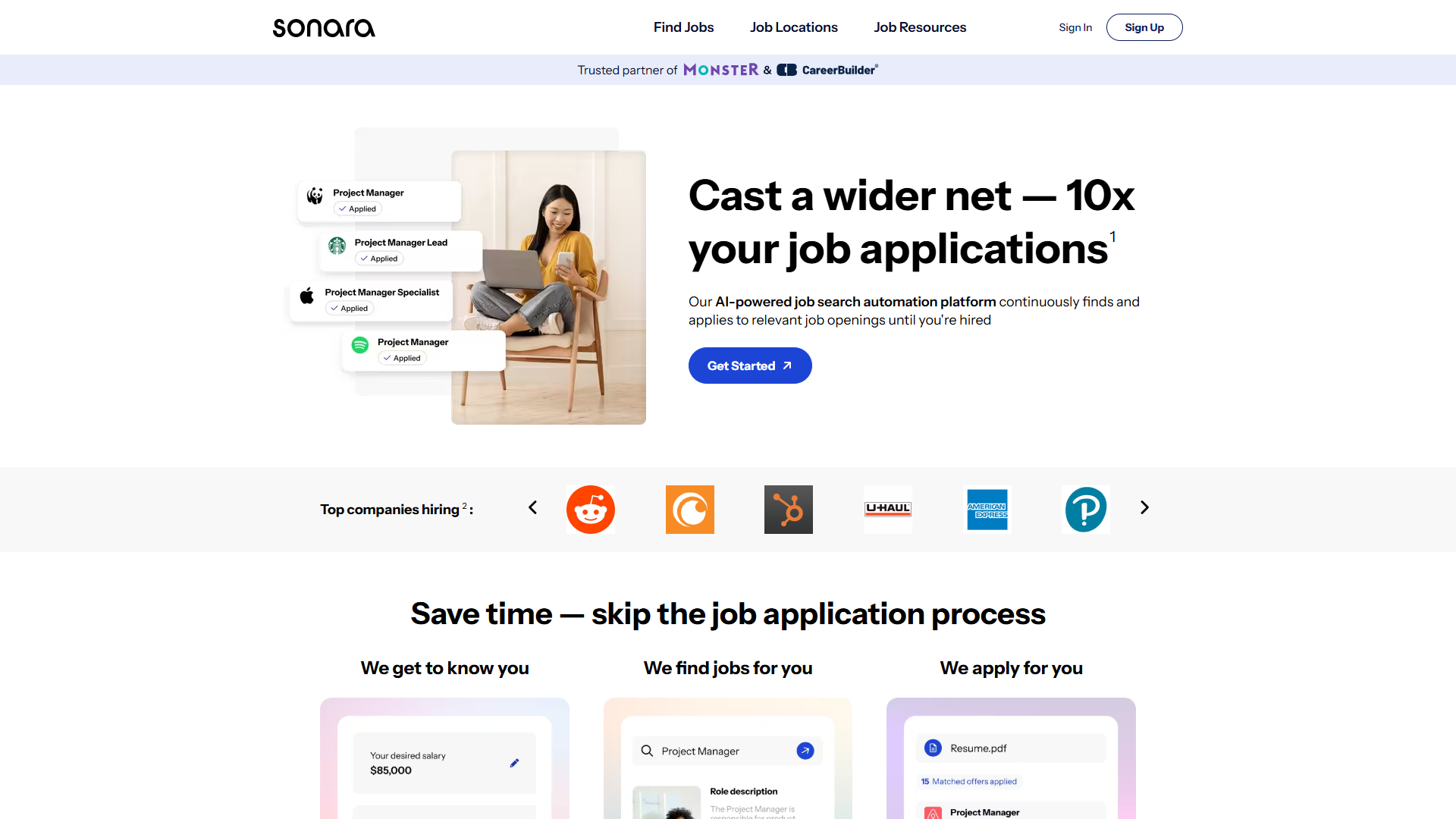 Sonara product screenshot