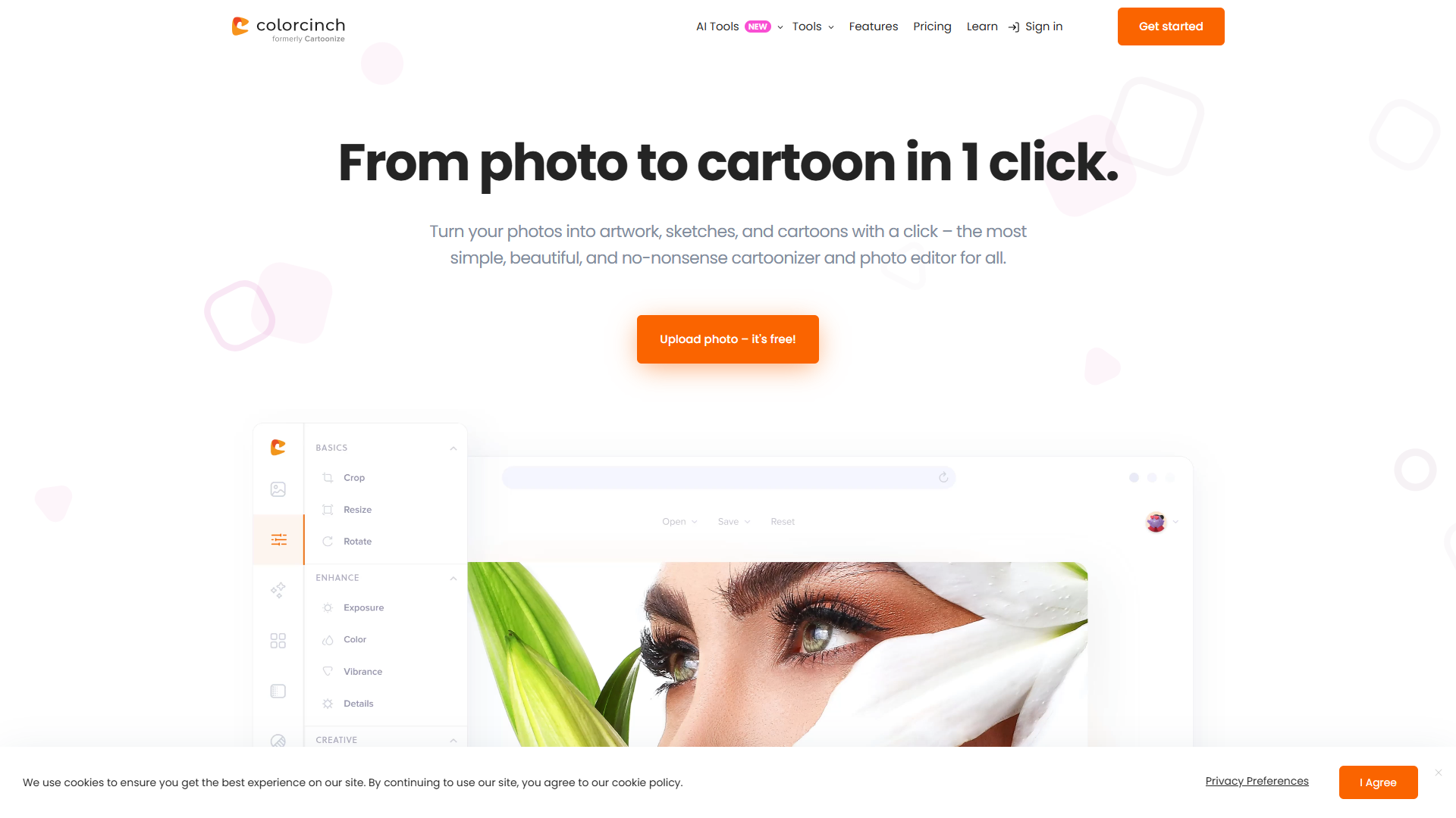 Cartoonize product screenshot