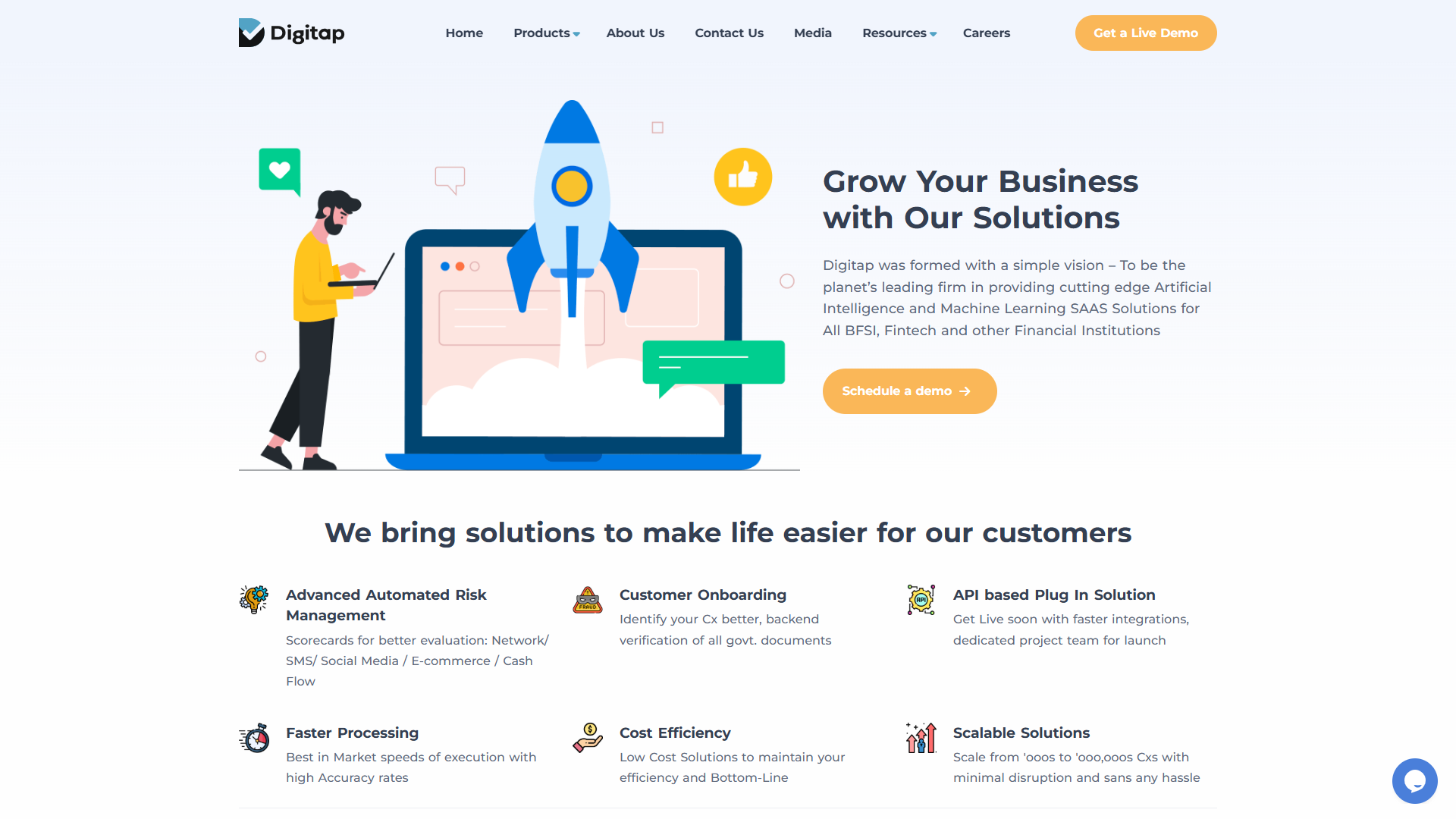 Digitap product screenshot
