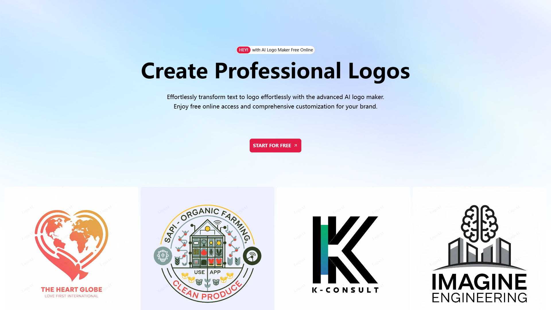 LogoAI product screenshot
