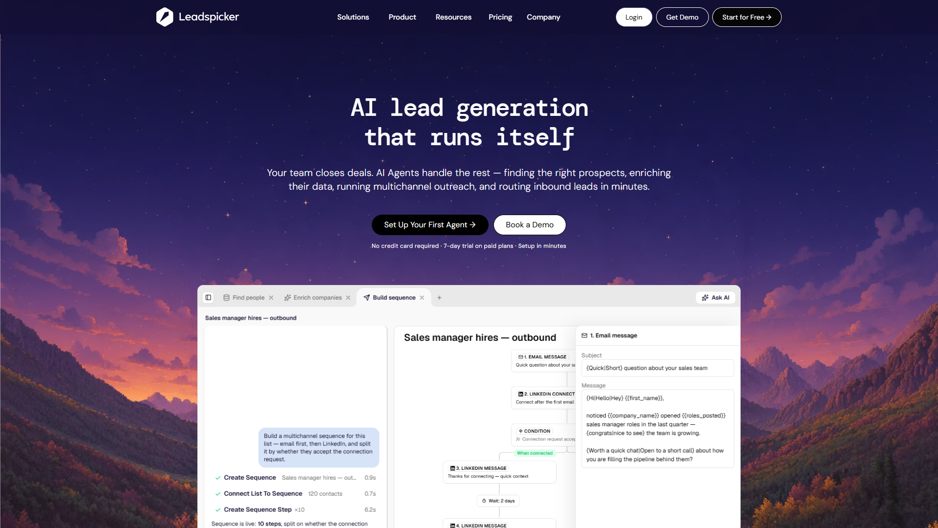 Leadspicker product screenshot
