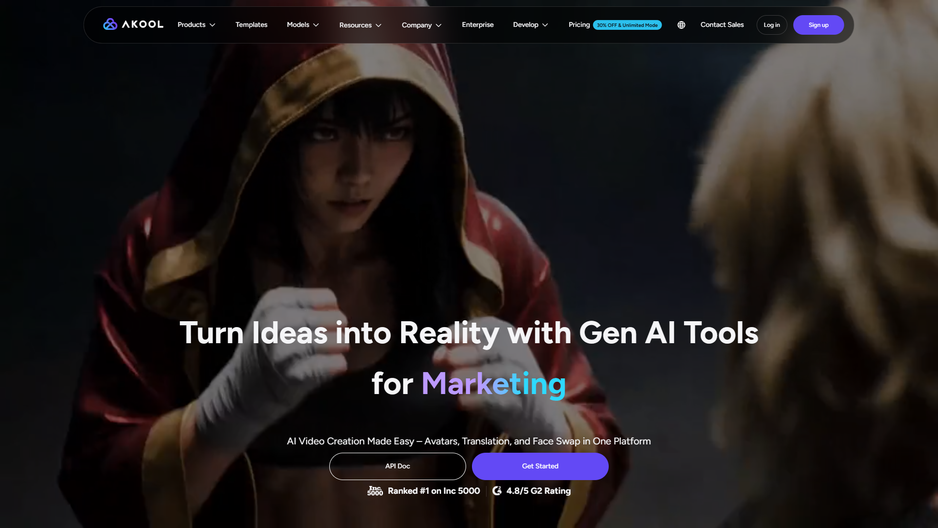 Akool product screenshot