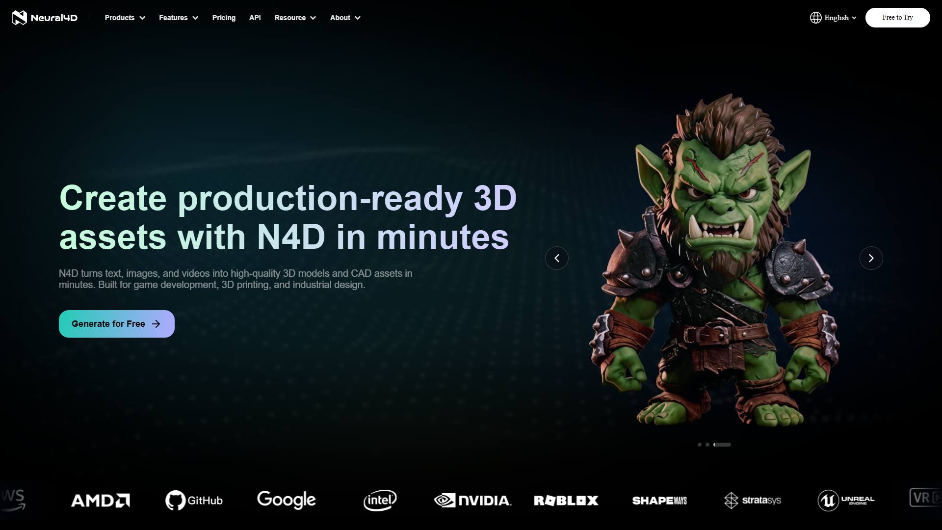 Neural4D product screenshot