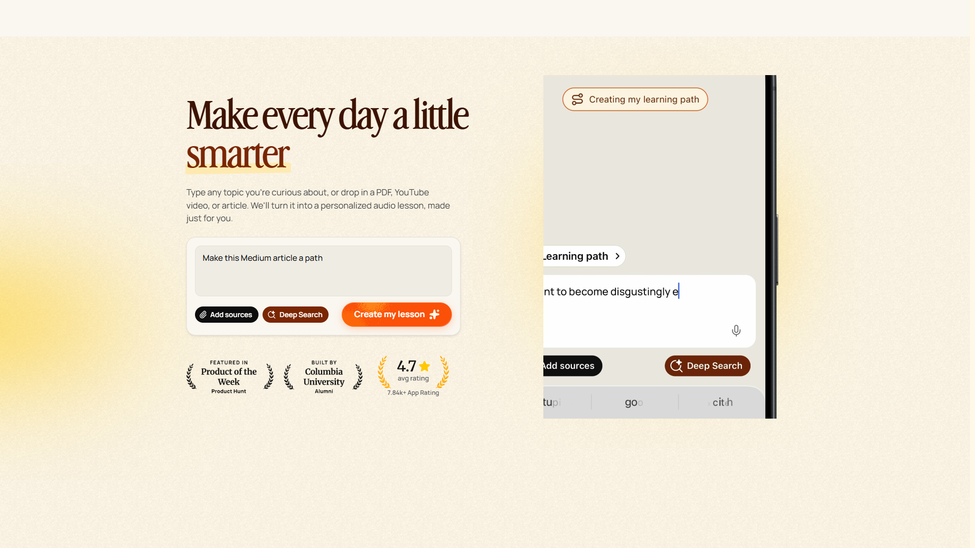 BeFreed product screenshot