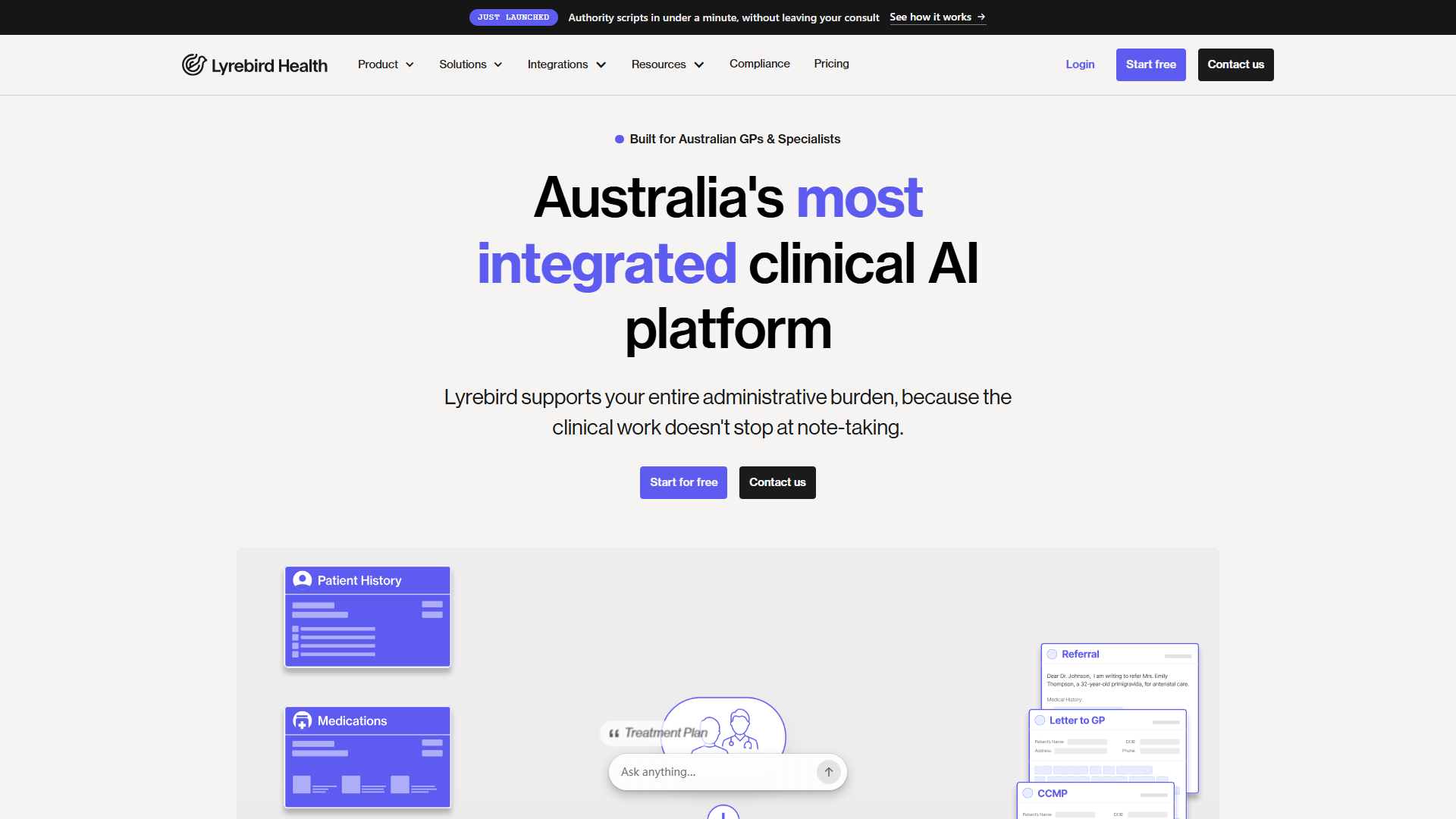 Lyrebird product screenshot
