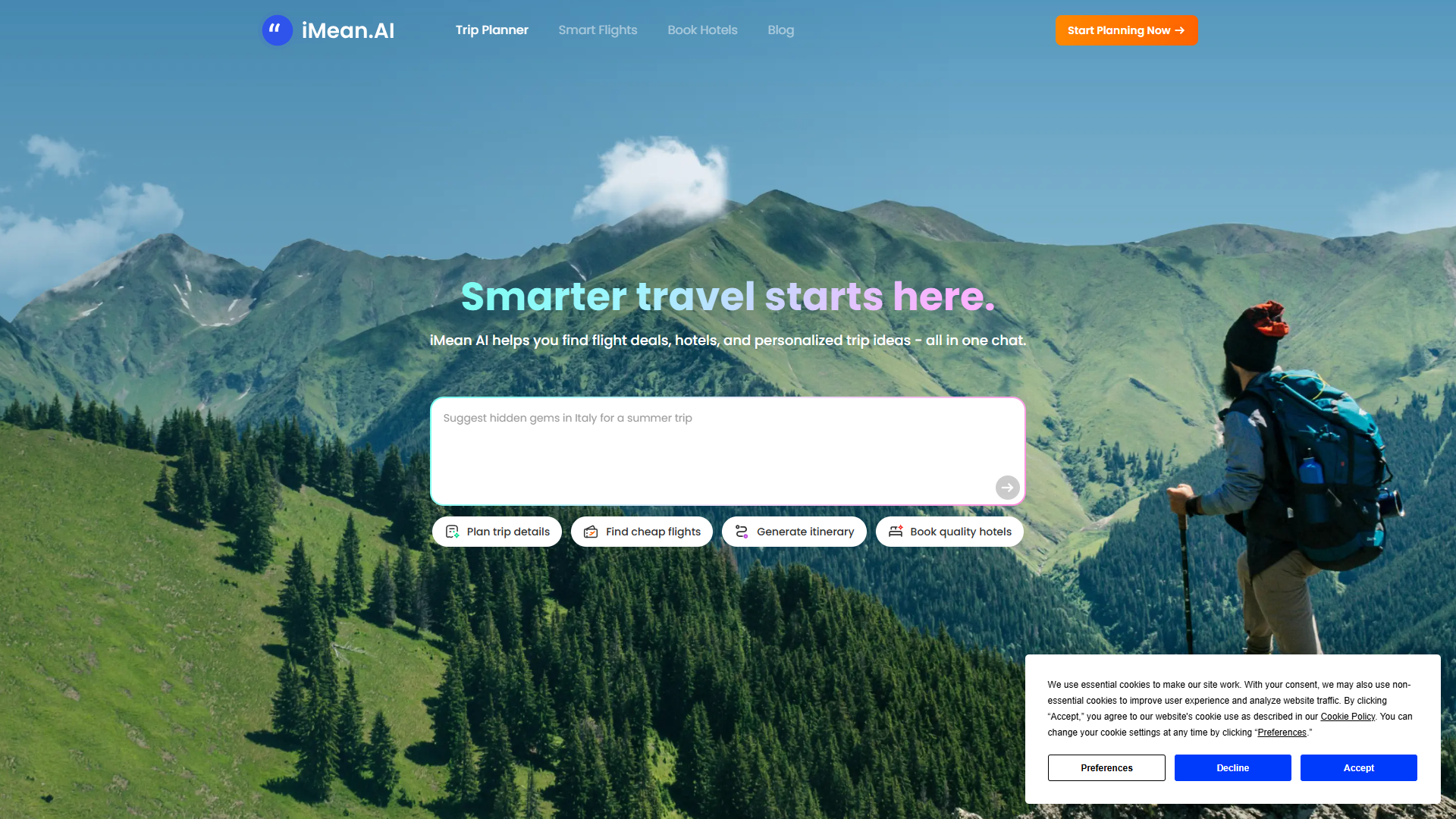iMean AI product screenshot
