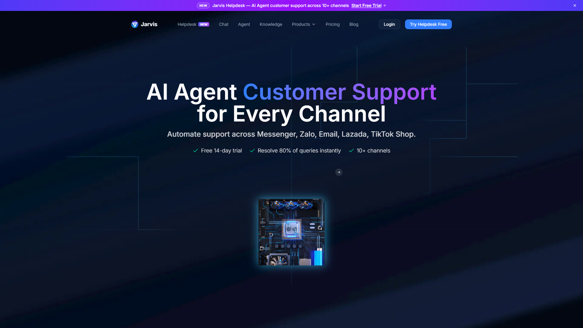 Jarvis AI product screenshot