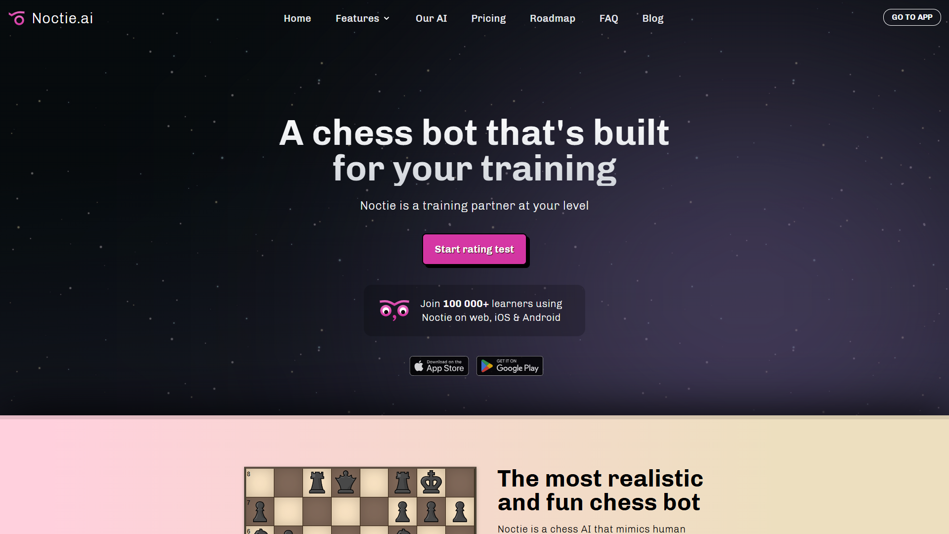 Noctie.ai product screenshot