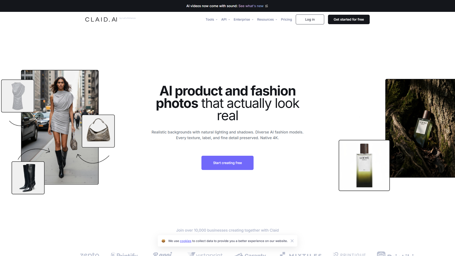 Claid product screenshot