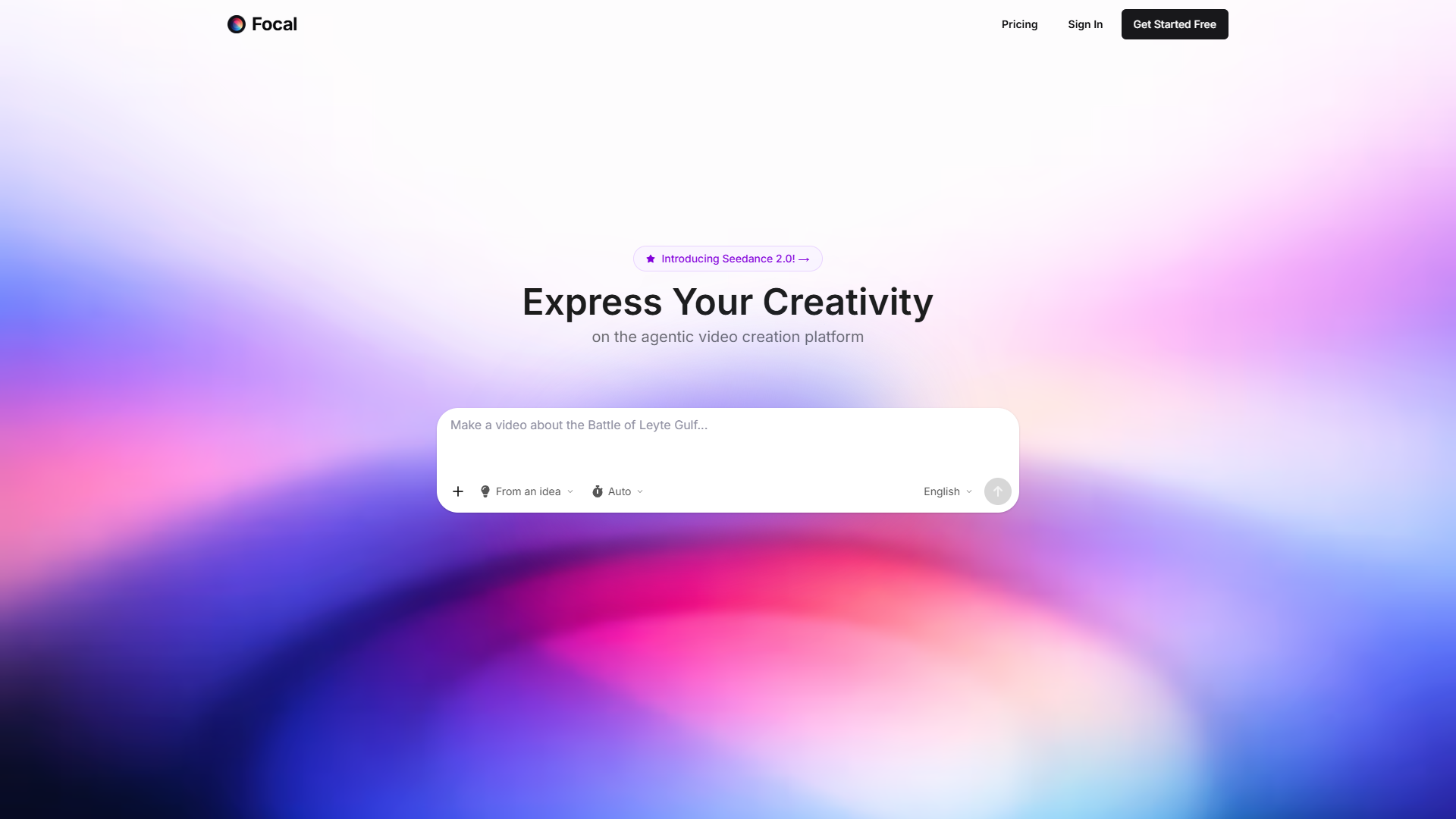 Focal product screenshot
