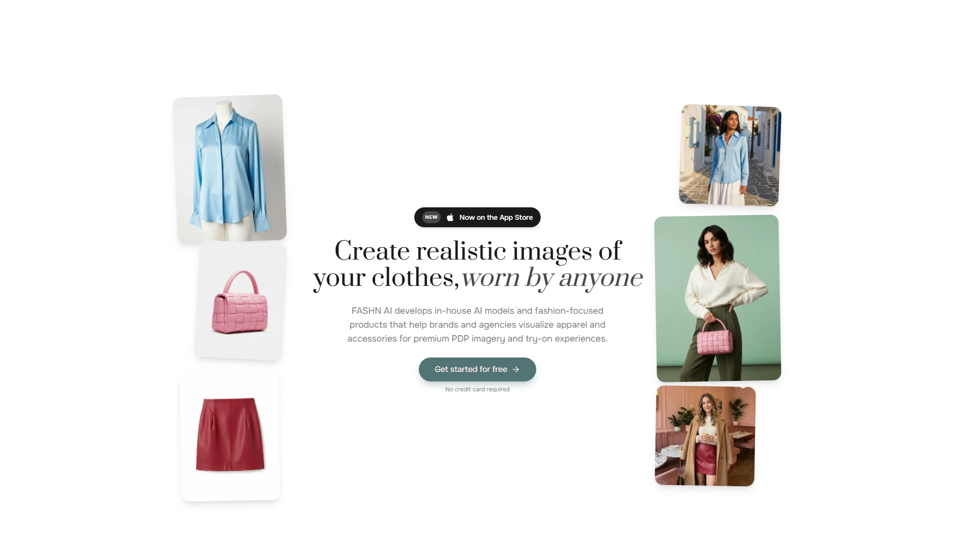 FASHN product screenshot