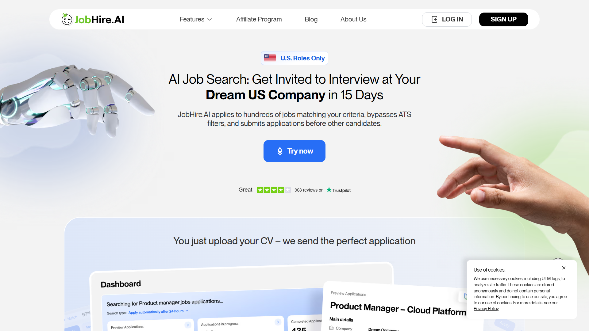 JobHire.AI product screenshot