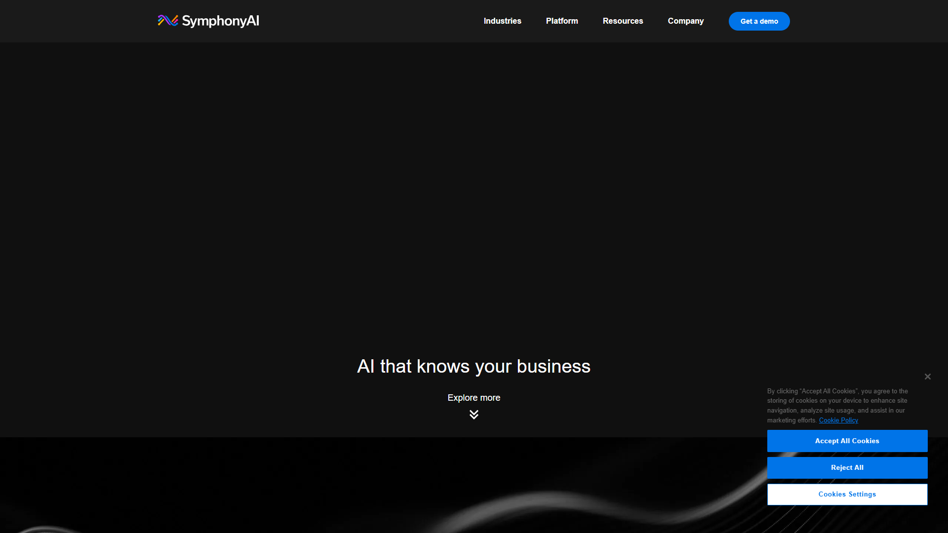SymphonyAI product screenshot