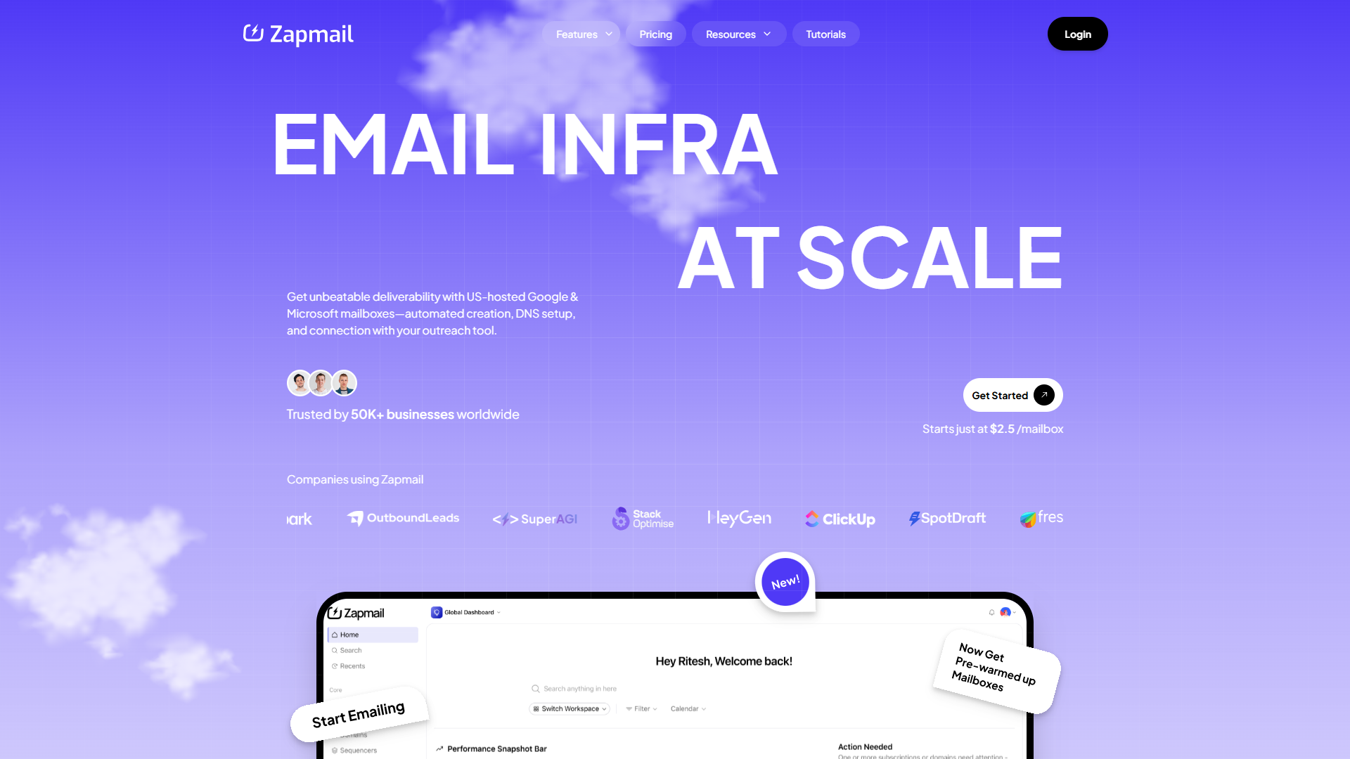 Zapmail product screenshot