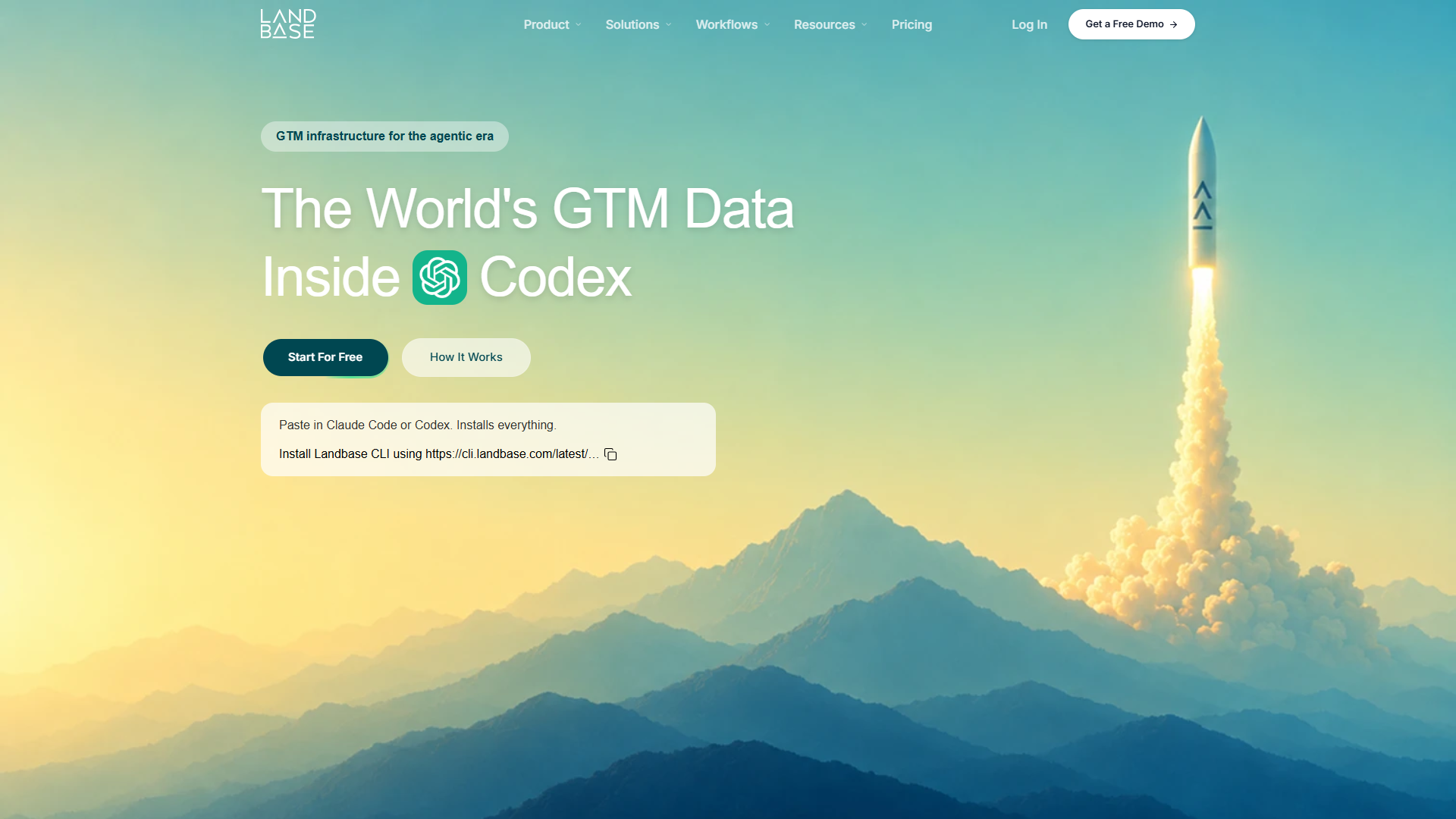 Landbase product screenshot