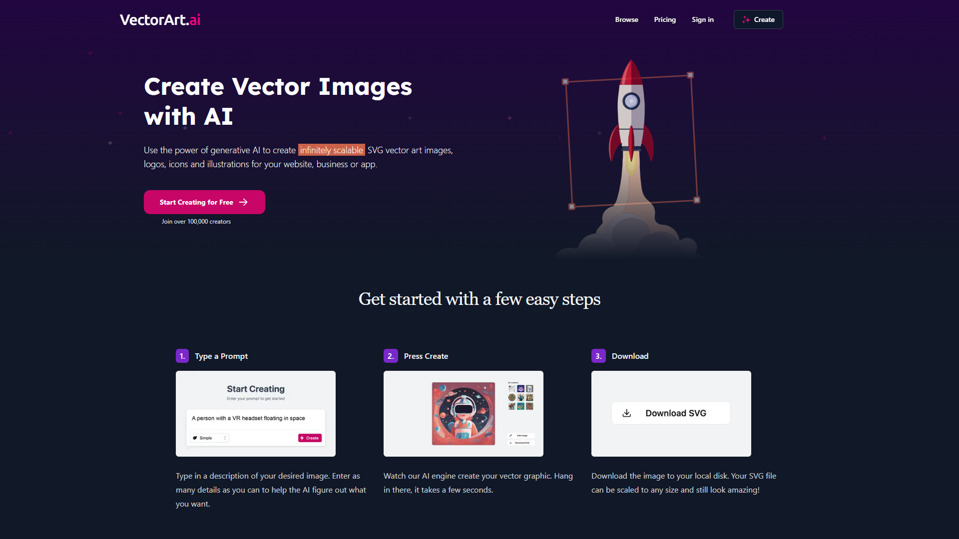 VectorArt.ai product screenshot
