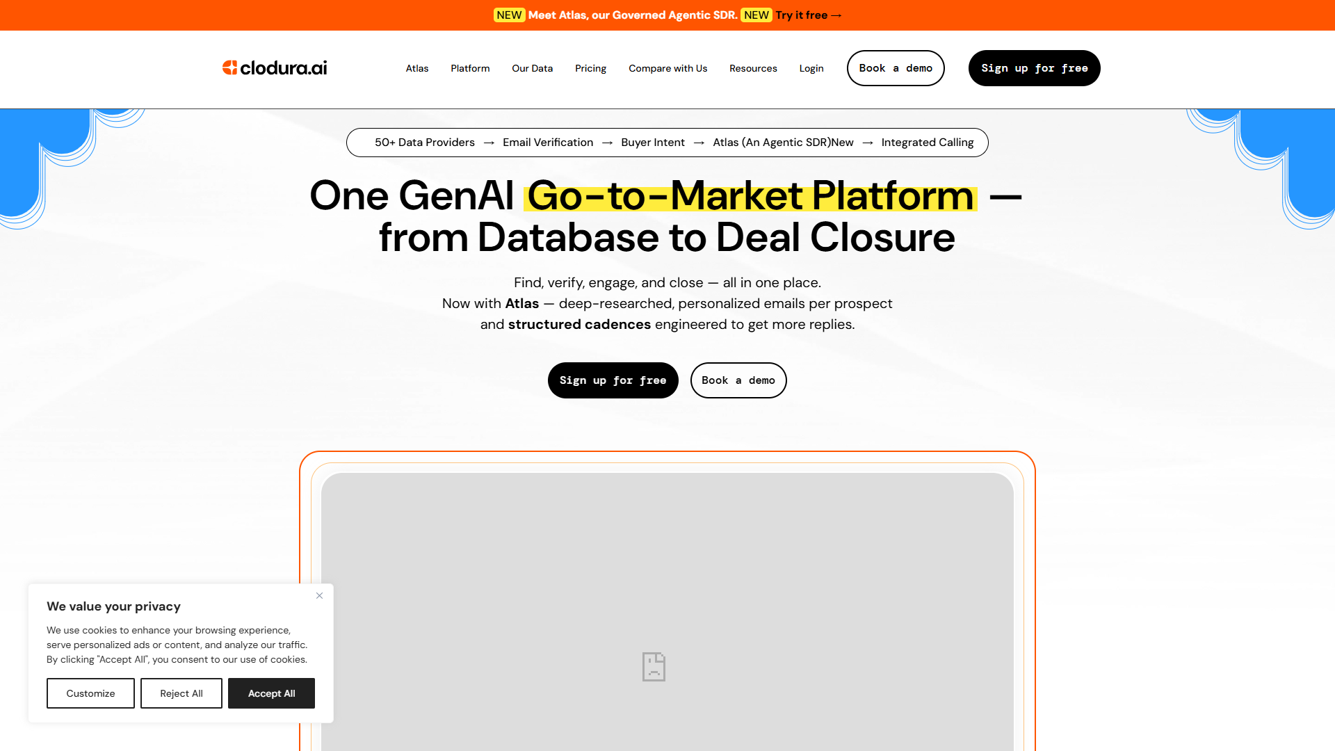 Clodura.AI product screenshot