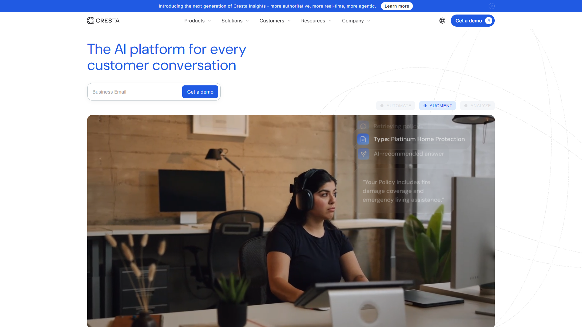 Cresta product screenshot