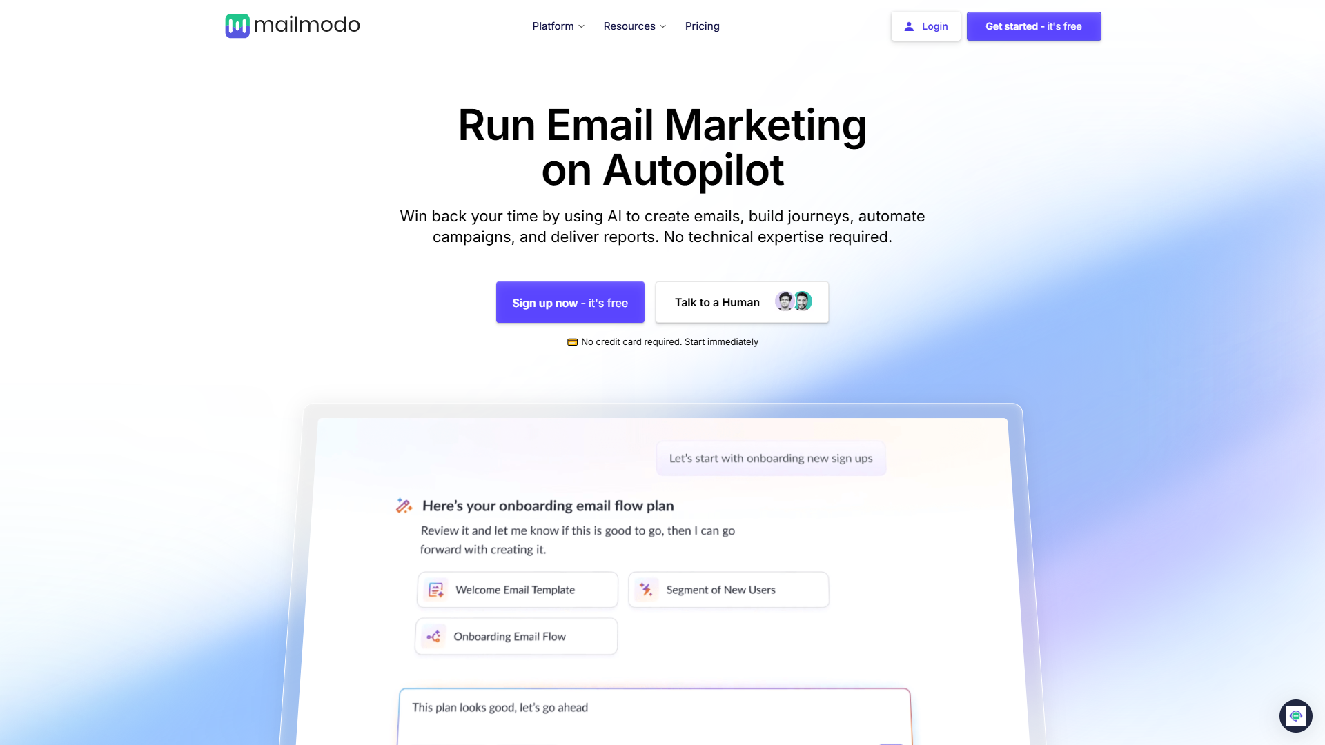 Mailmodo product screenshot