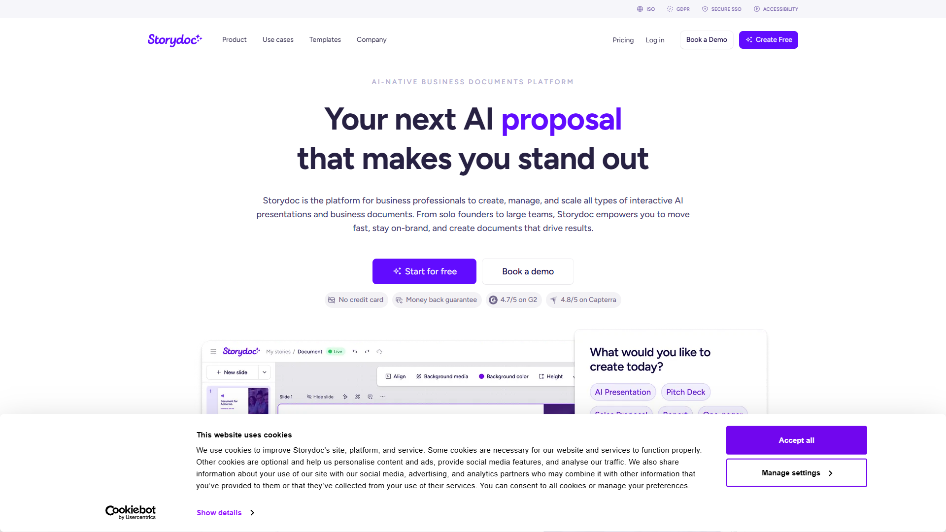 Storydoc product screenshot