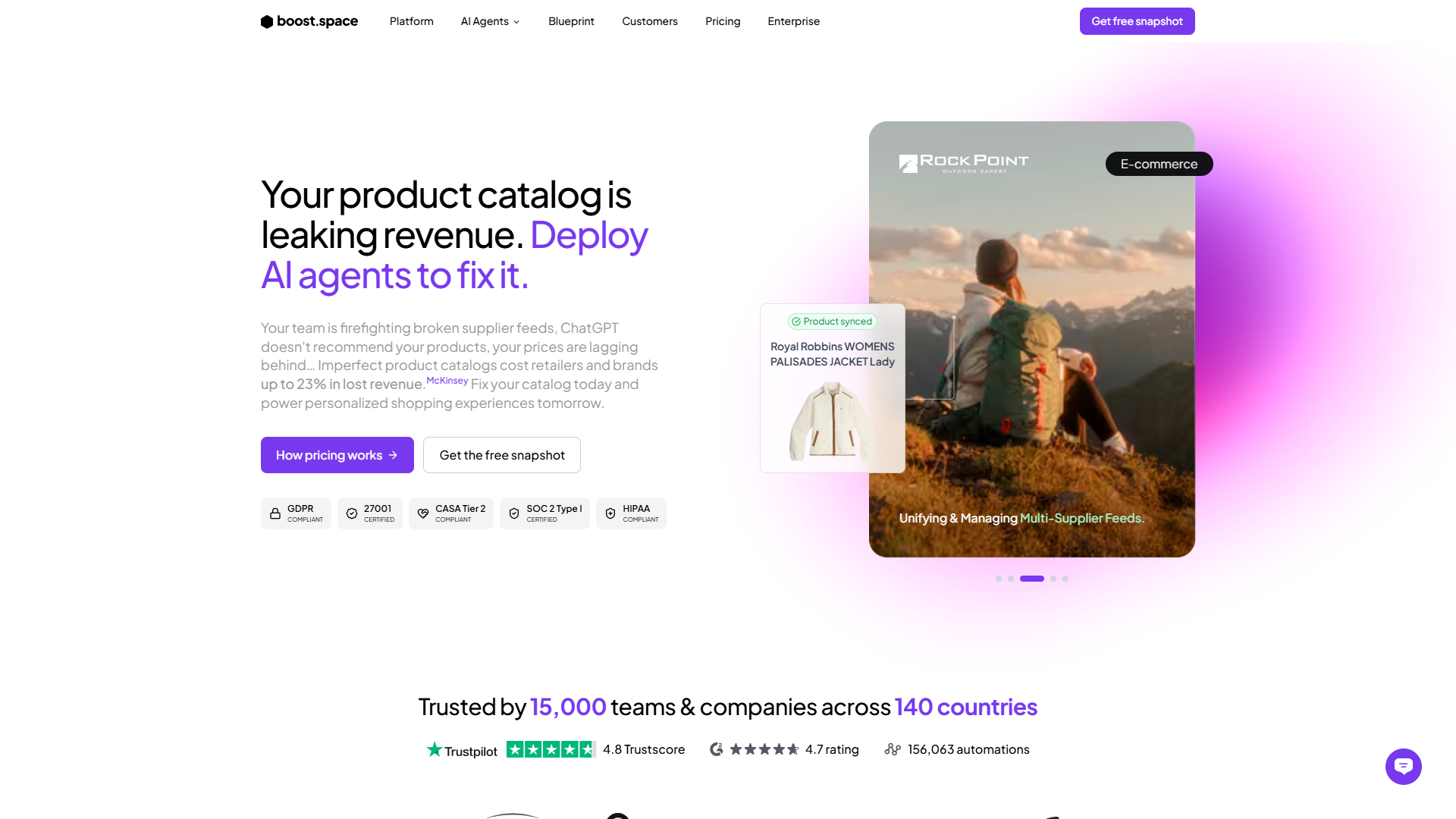 Boost.space product screenshot