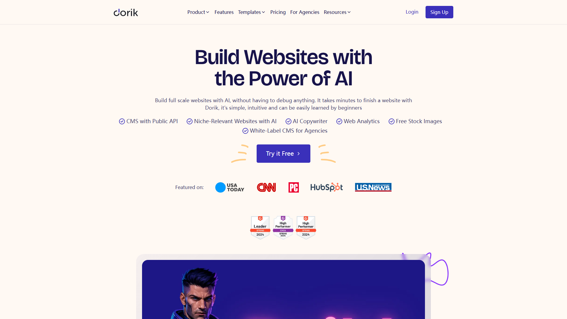 Dorik product screenshot