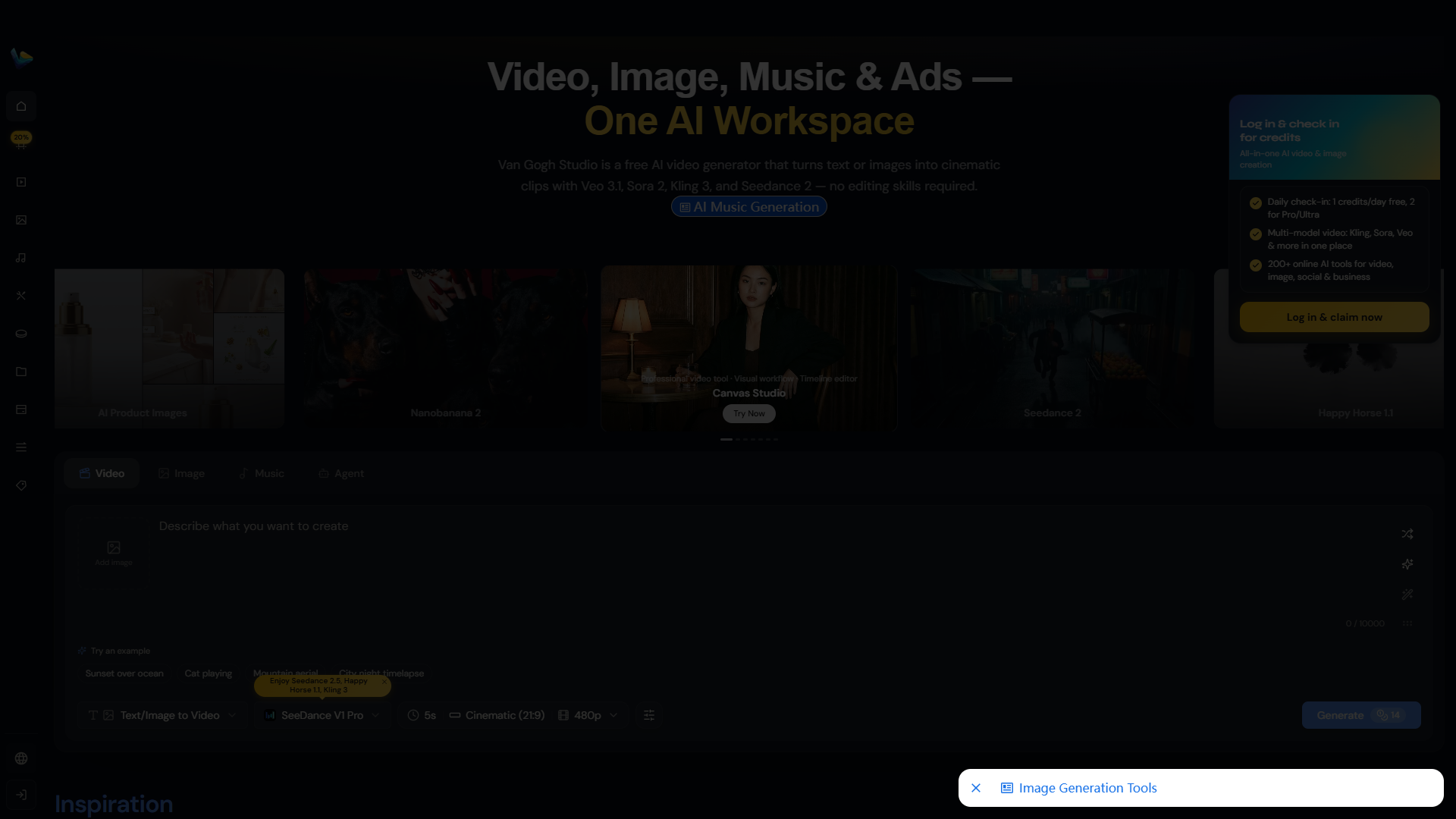 Free Video Generator product screenshot