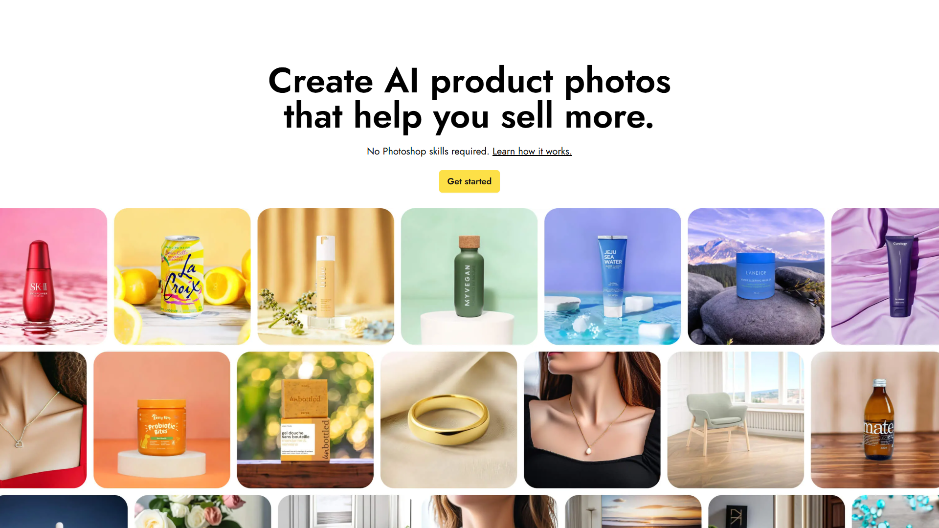 Pebblely product screenshot