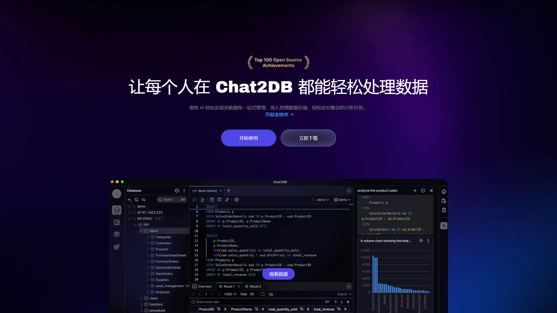Chat2DB screenshot 1
