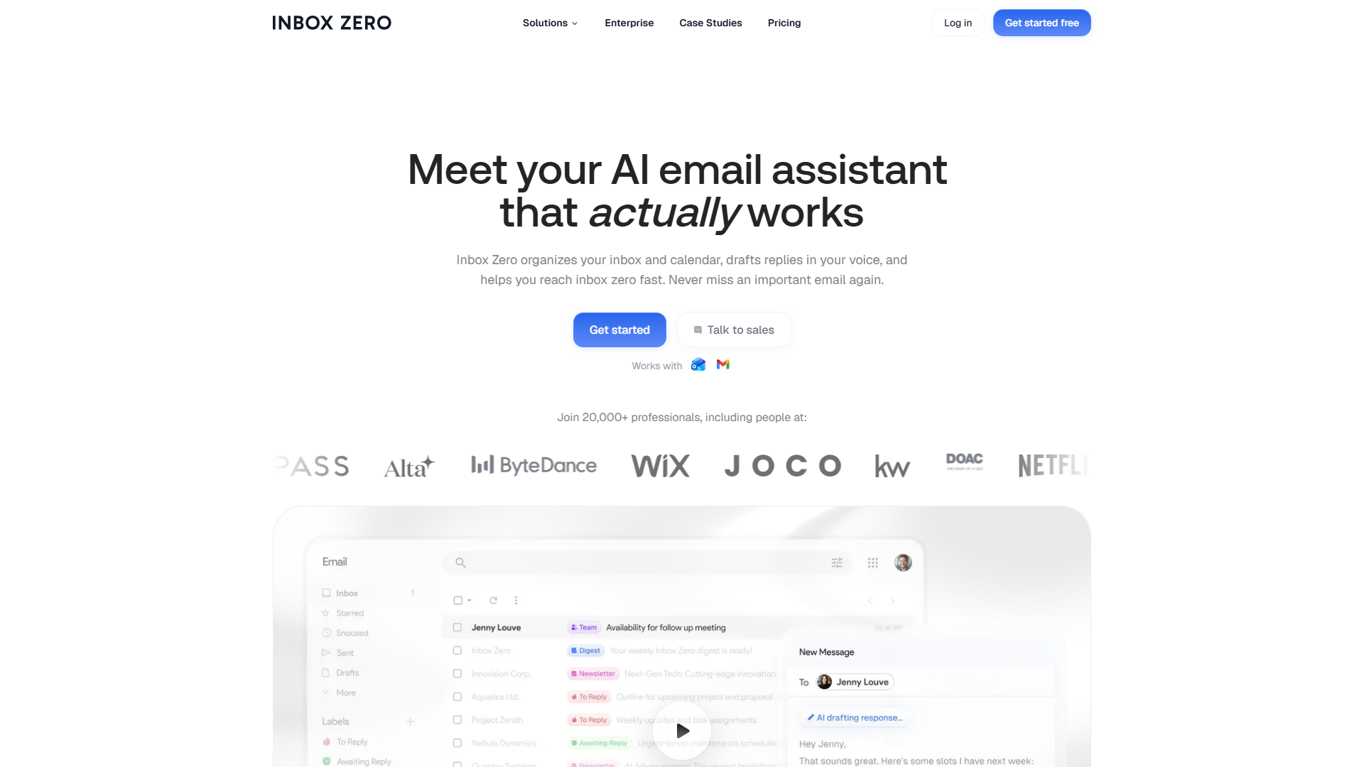 Inbox Zero product screenshot