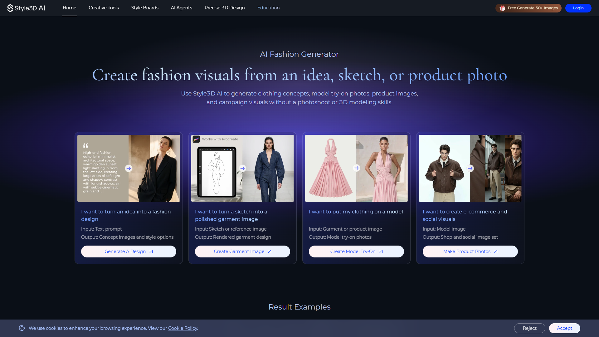 Style3D AI product screenshot