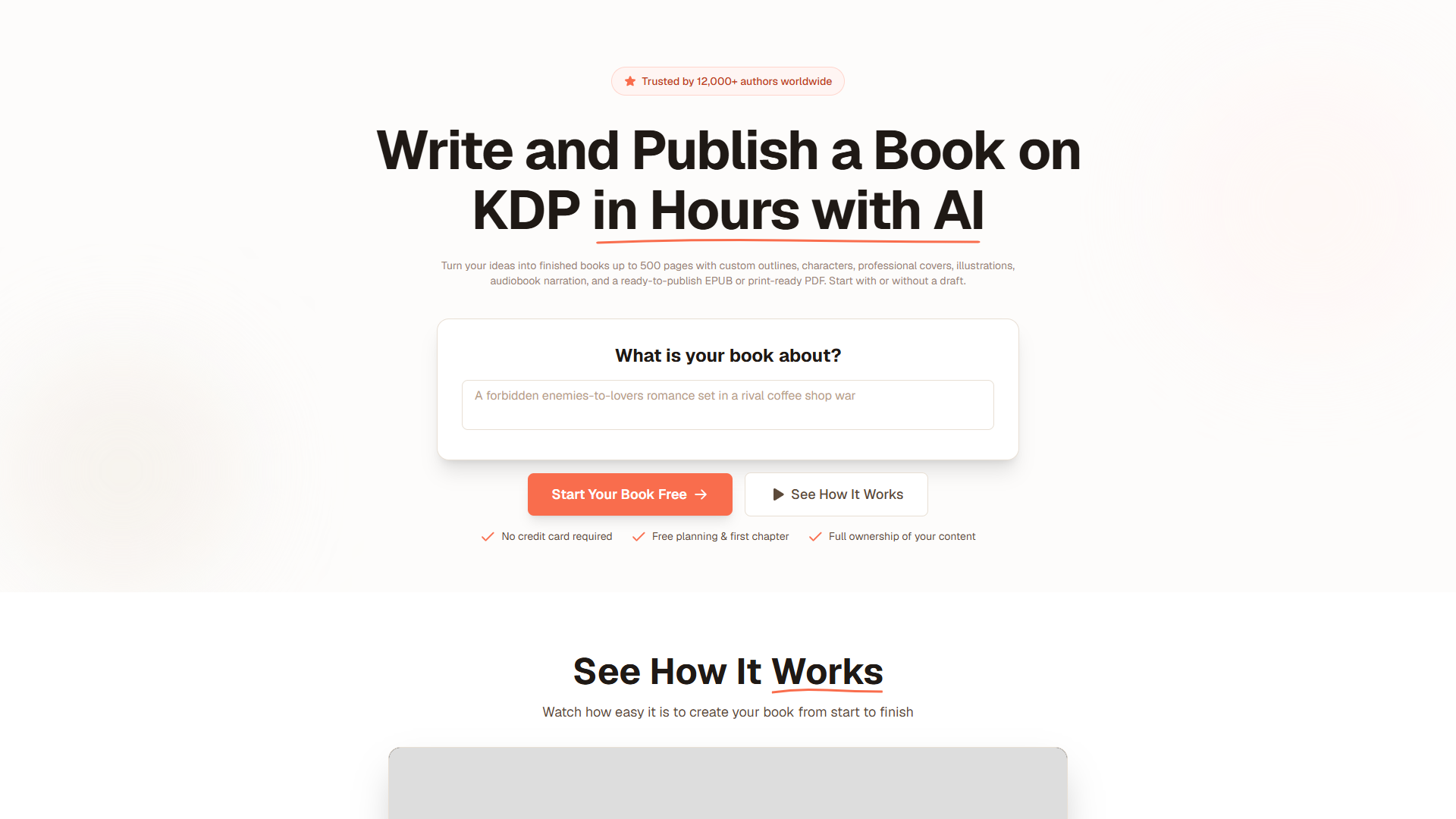 AIWriteBook product screenshot
