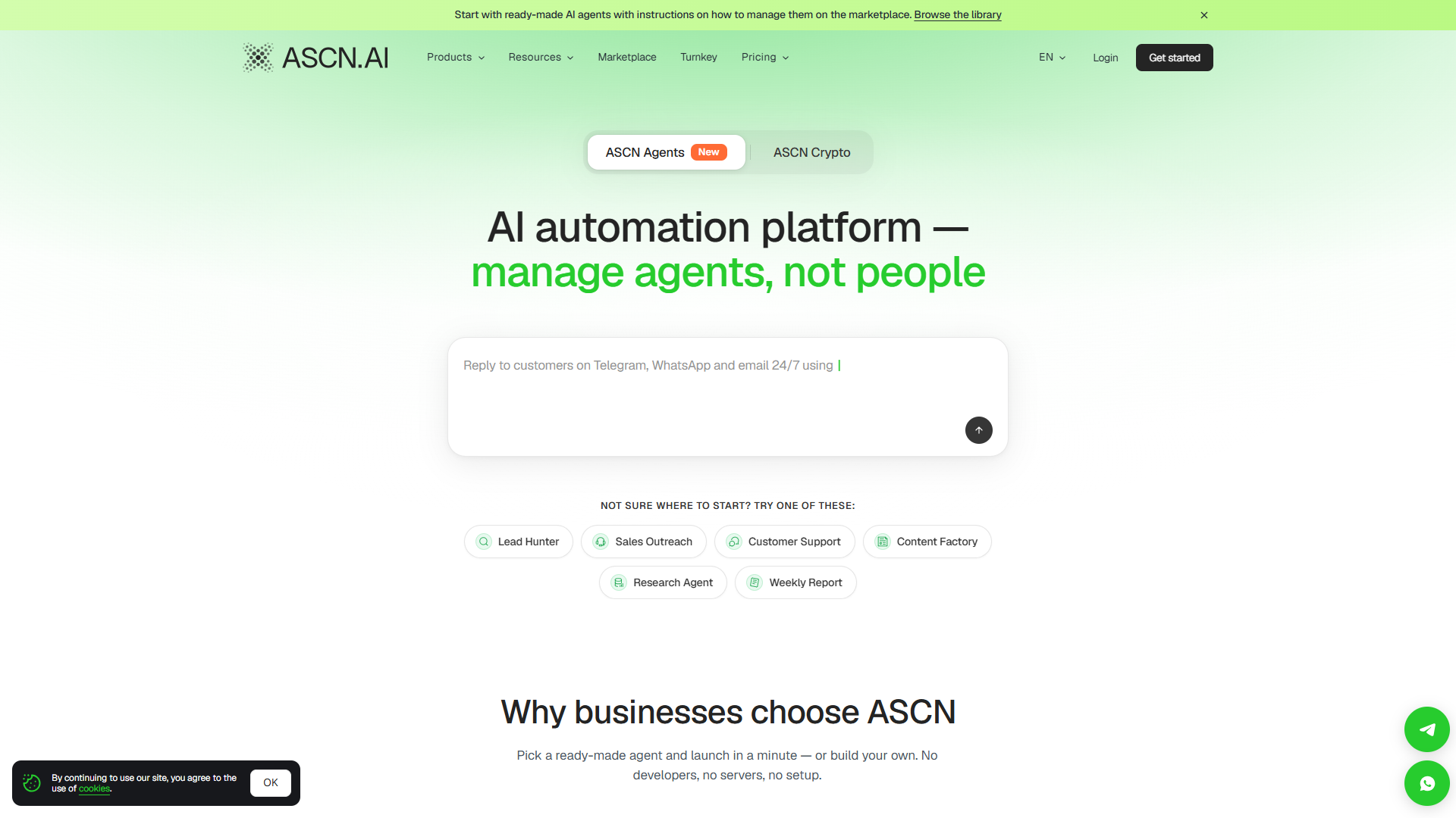 ASCN product screenshot
