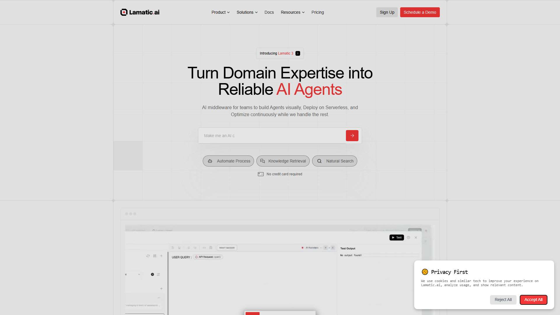 Lamatic AI product screenshot